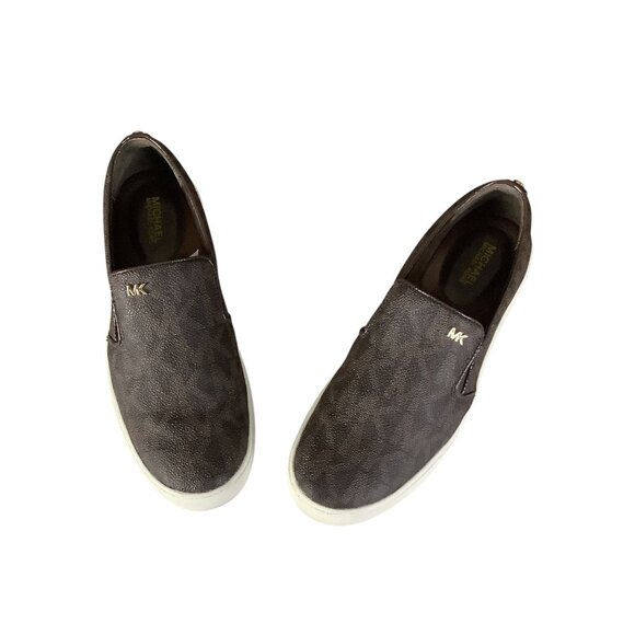 Michael Michael Kors Keaton Slip on Sneakers Women's Shoes Brown Size 7M - Picture 5 of 12